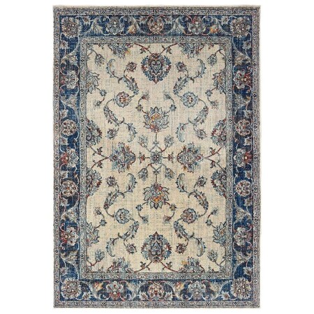 Oriental Weavers 5 ft. 3 in. x 7 ft. 6 in. Pandora Rectangle Rug Ivory P1802E160230ST